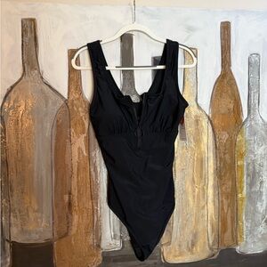 Charmo Black One-Piece Swimsuit